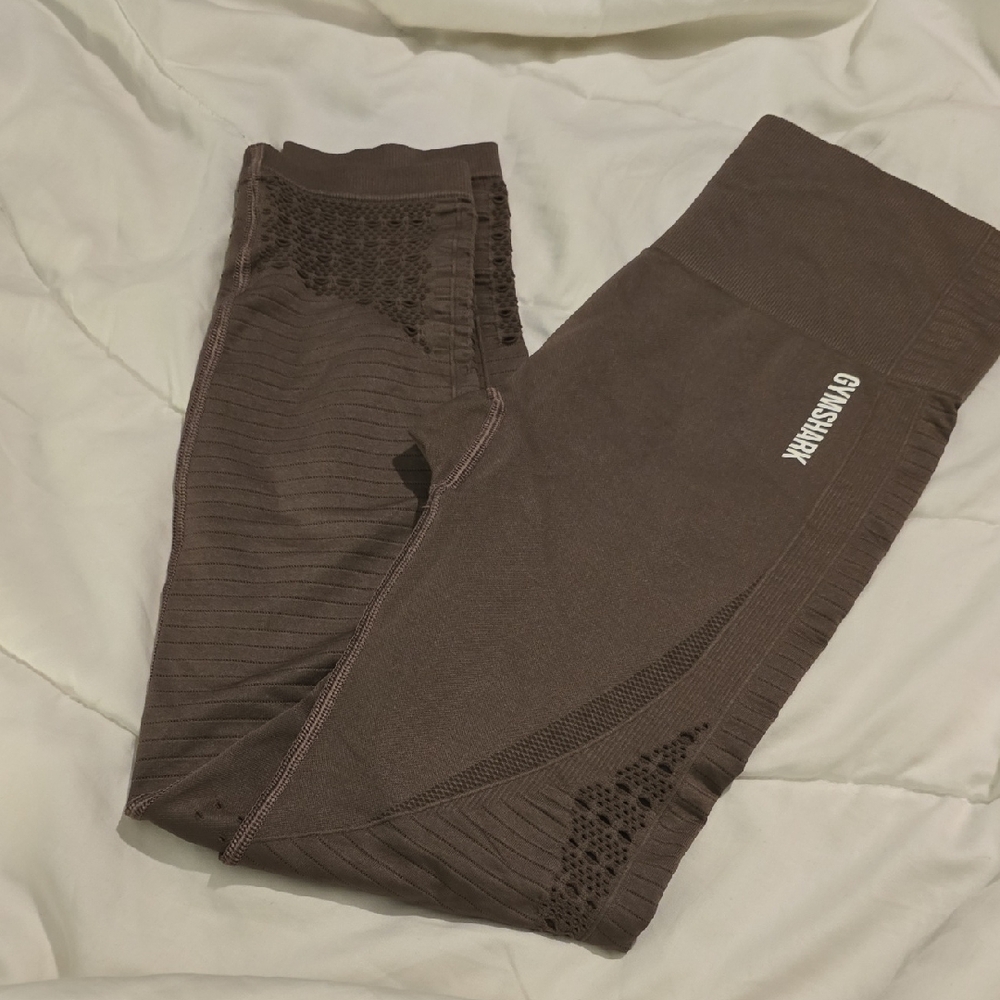 Gymshark Brown Leggings Comfortable Stylish Bottoms